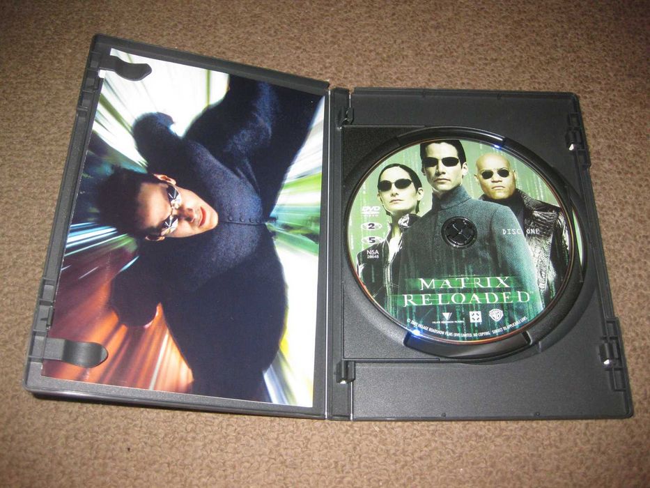 "Matrix Reloaded" com Keanu Reeves/Edição Especial com 2 DVDs
