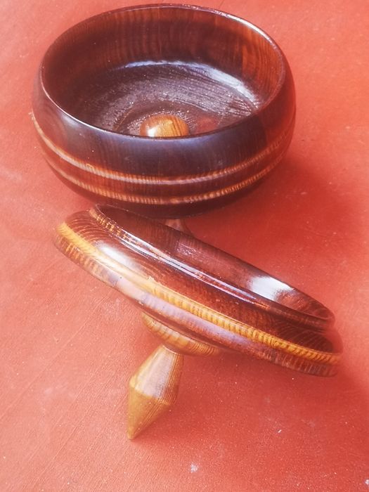 Szkatułka drewniana pojemnik