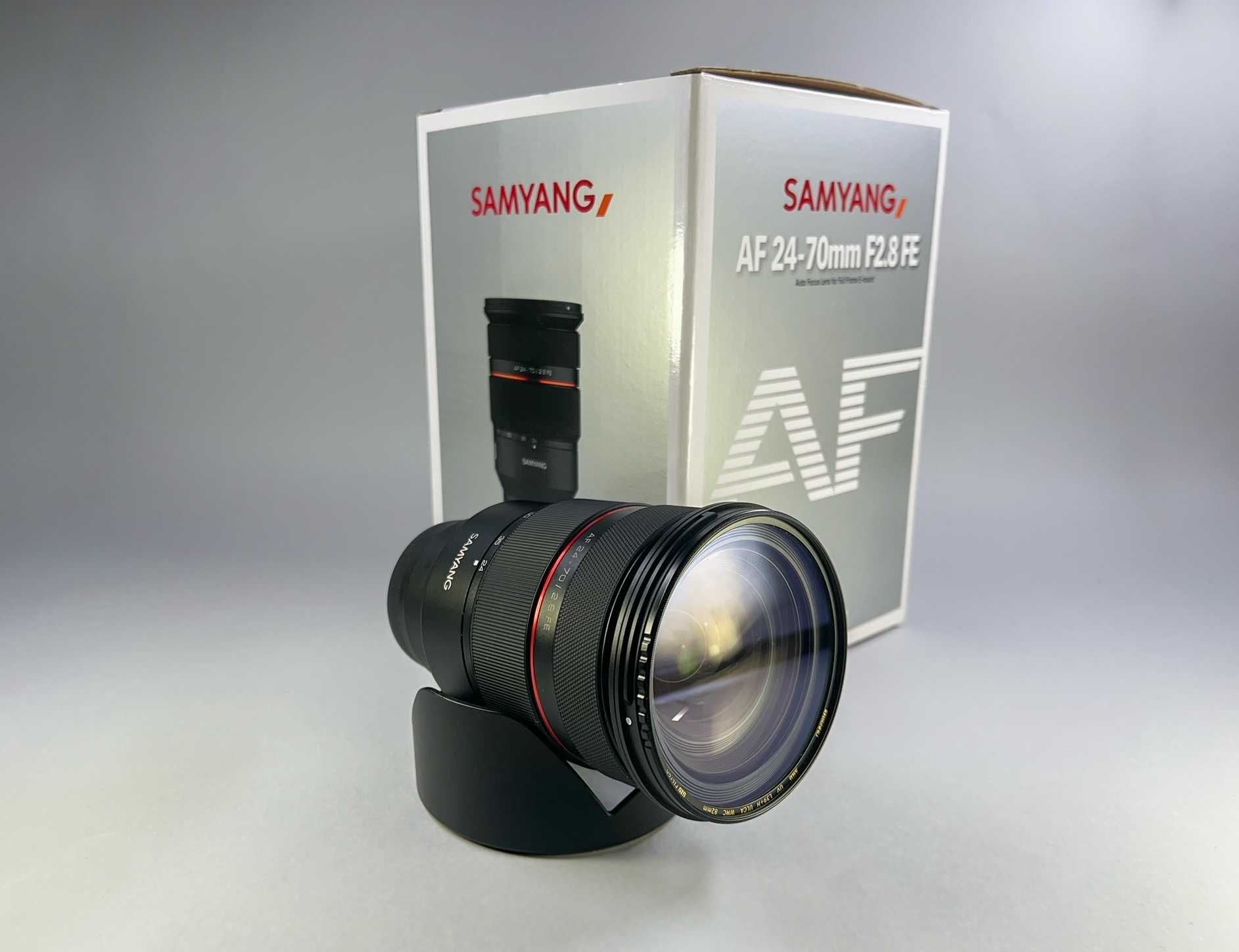 Obiektyw SAMYANG AF 24-70mm f2.8 SONY + filtr UV