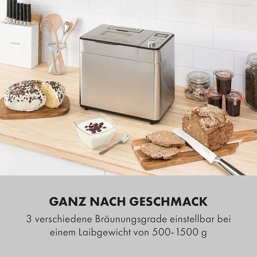 Nowy Automat Maszyna do pieczenia chleba Klarstein Brotilde Timer