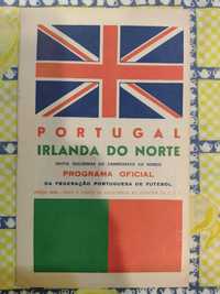 Programa Portugal Irlanda do norte 1957