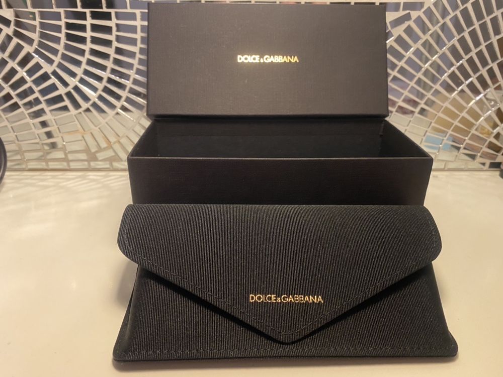 Dolce Gabbana D&G nowe etui okulary