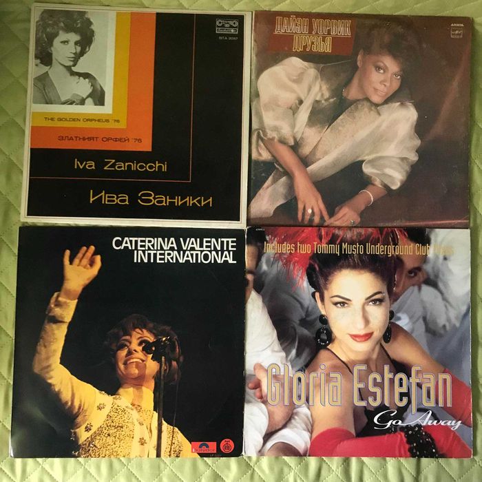 LP : Gloria Estefan , Caterina Valente , Dionne Warwick , Iva Zanicchi
