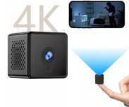 Mini Kamera Szpiegowska Czarna 4K UHD