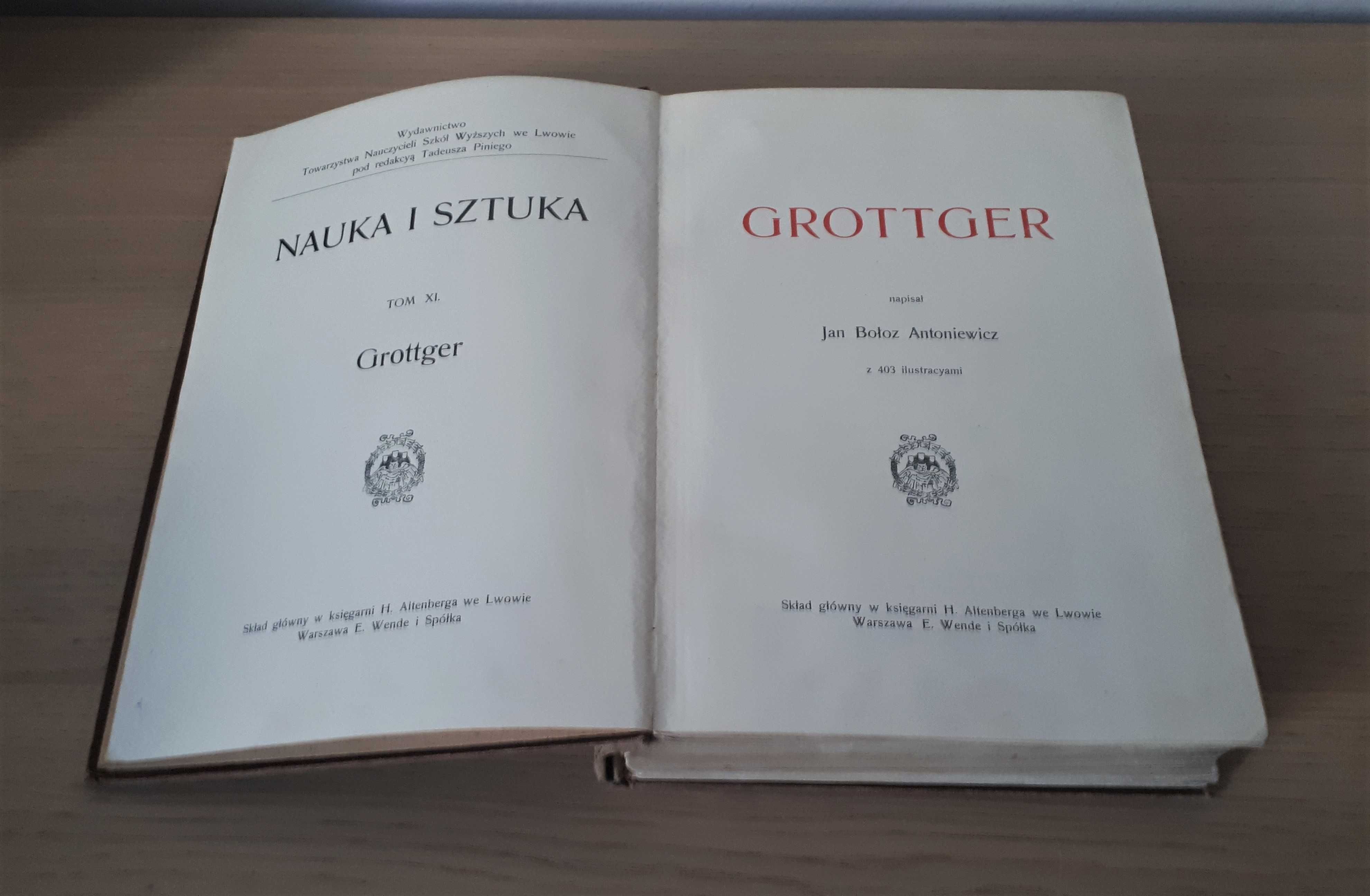 Grottger - Bołoz Antoniewicz - Nauka i Sztuka 1910 antyk