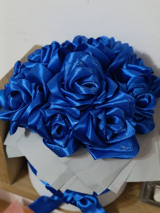 Букет з атласних стрічок