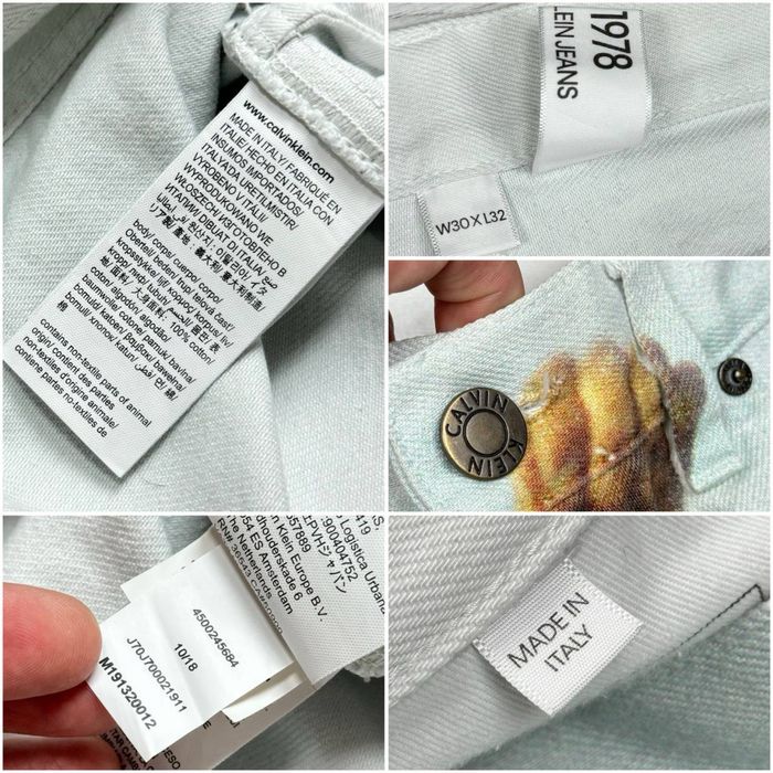 Штаны джинсы Raf Simons x Calvin Klein 205W39NYC Bull Rider Denim рафы