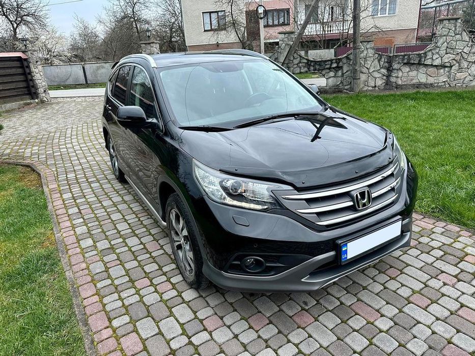 Honda CRV Дефлектор капота (мухобойка) EuroCap