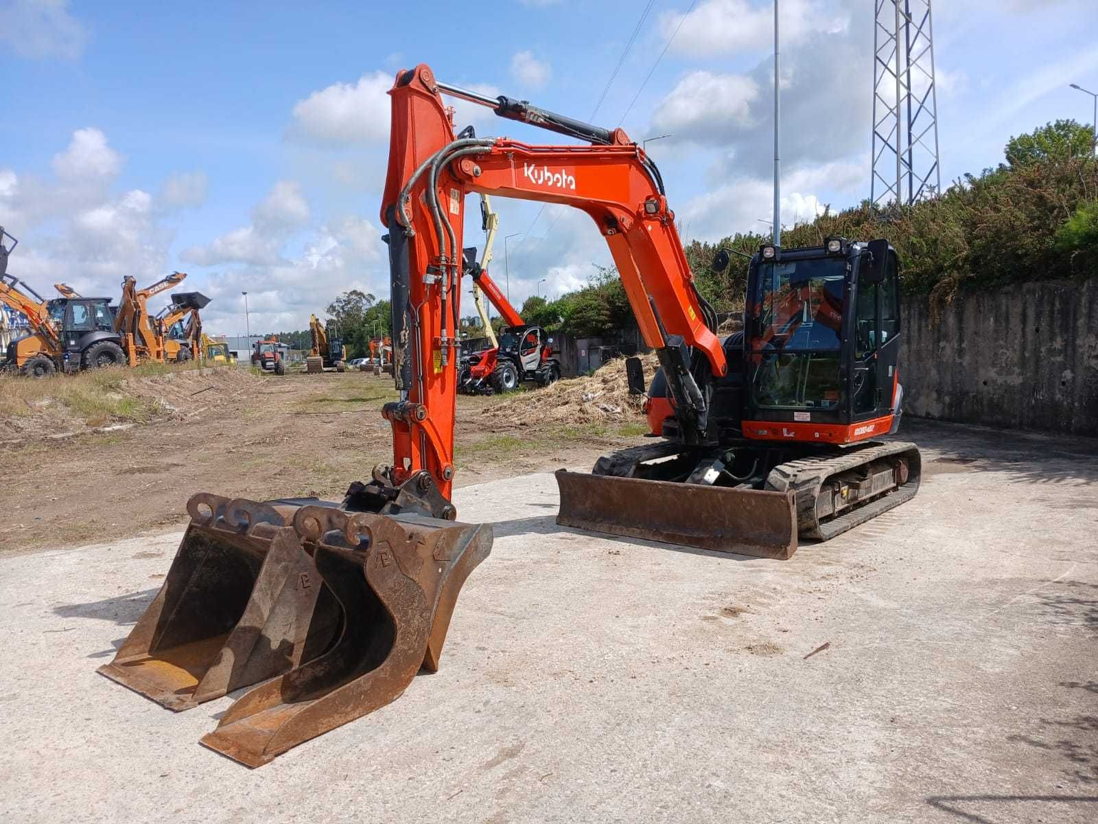 2020 Kubota kx080-4a2 escavadora de rastos 8t
