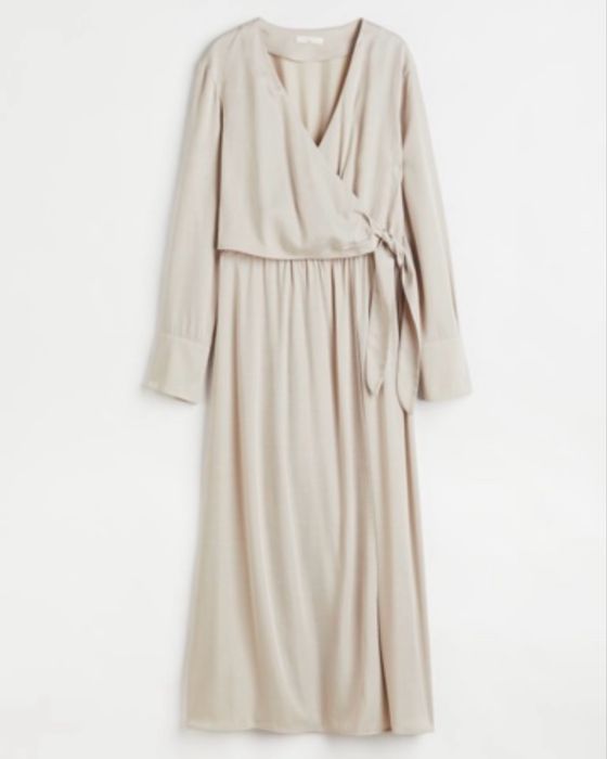 Elegancja ciążowa sukienka maxi H&M mama rozmiar M