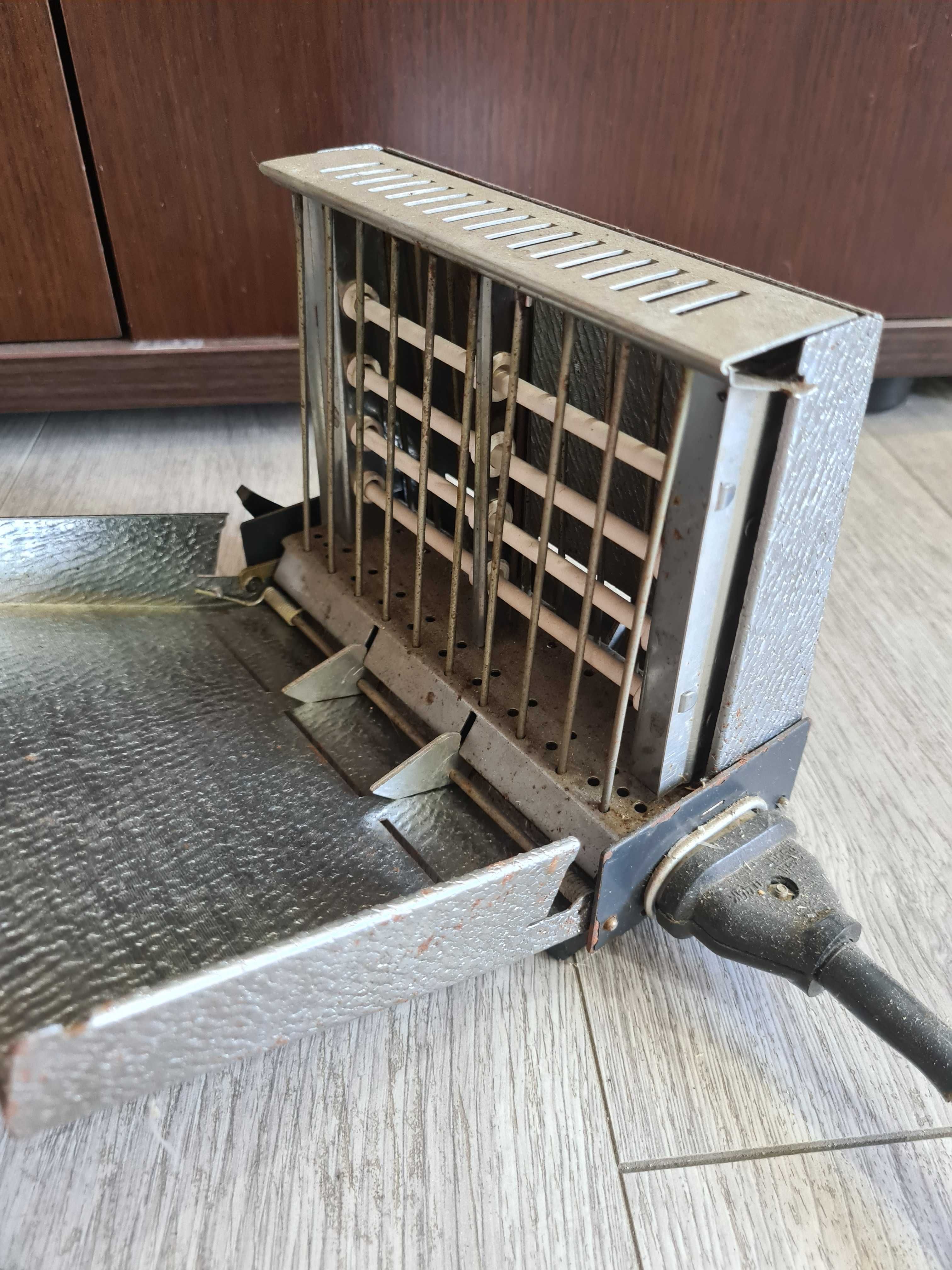 Skrzydełkowy Toster opiekacz Hageka lata 60 Vintage PRL DDR