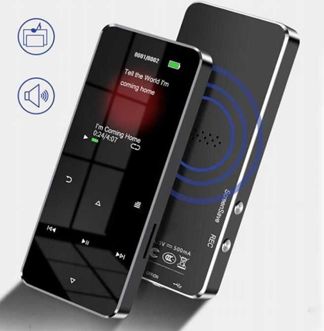 Odtwarzacz MP4 MP3 Bluetooth Radio czarny 4GB ttst985