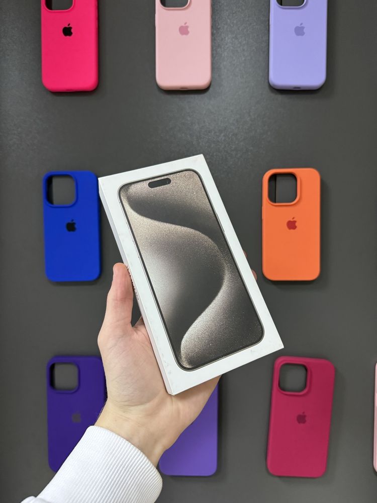 iPhone 15 Pro Max 256gb global Natural Titanium Neverlock + Гарантія