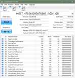 komplet 2 dysków 2,5" 500 GB slim, sprawdzone, bez błędów