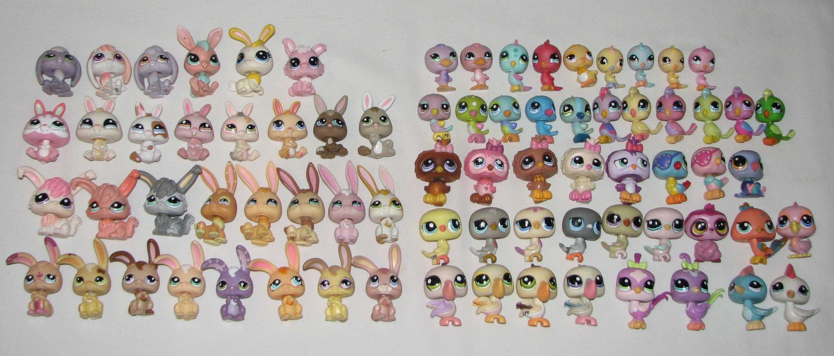 Królik - Ptaszek figurki littlest Pet shop - LPS - Habro