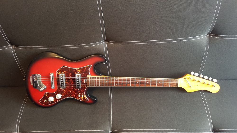 Gitara Japońska Japonia Fgn Sakai Teisko 70 lata Japan