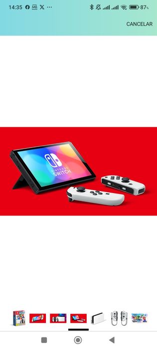 Nintendo Switch OLED (4 meses de uso) + Super Mario Wonder + Online