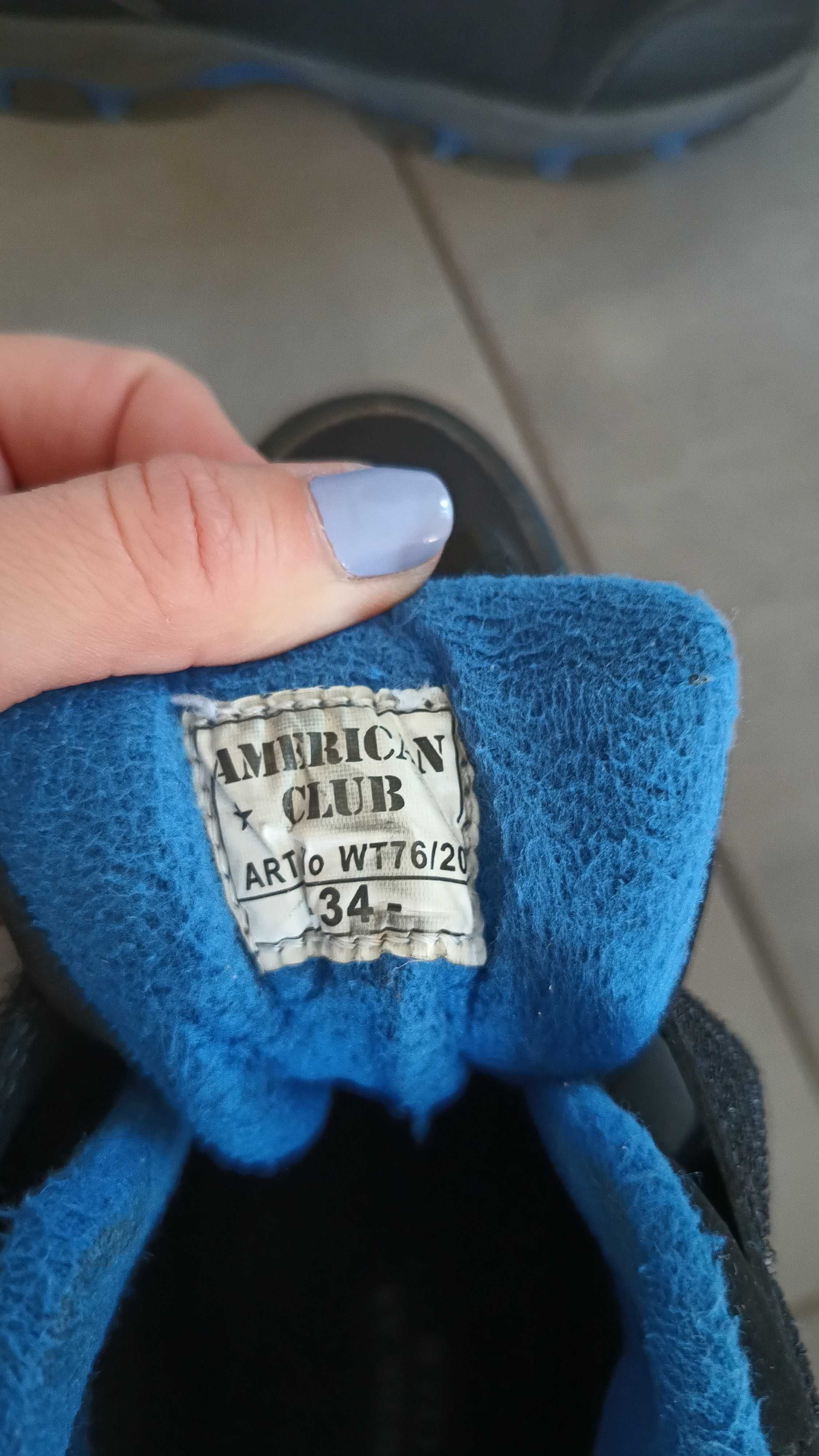 Buty zimowe ocieplane rozmiar 34