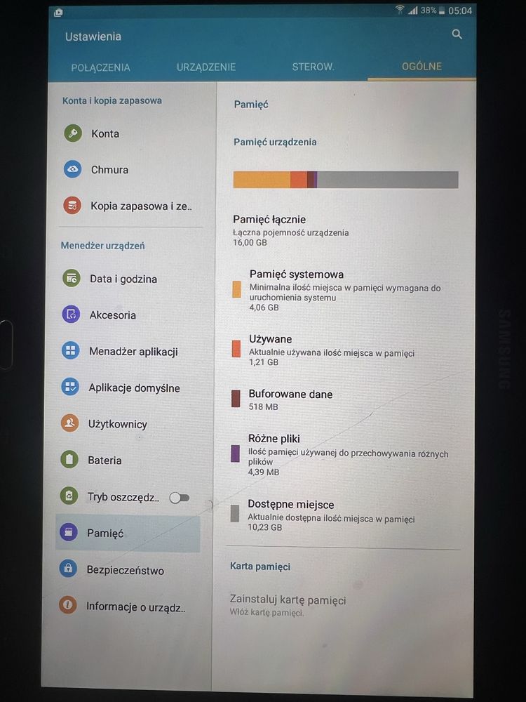 Tablet Samsung Galaxy Tab4