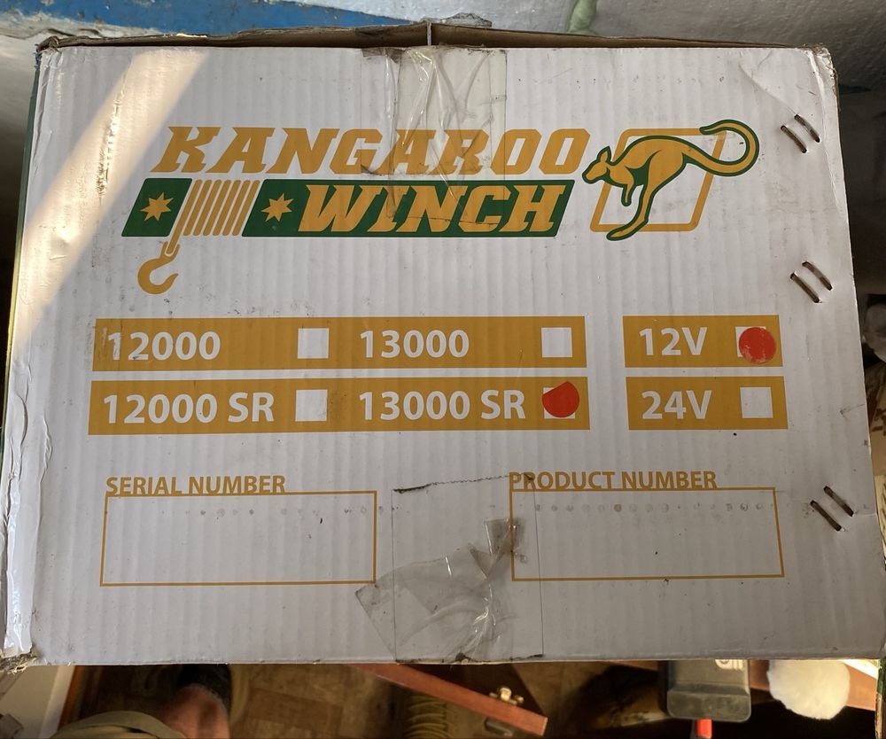 Продам лебідку Kangaroo Winch 13000
