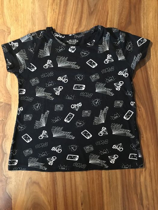 Zestaw koszulek z krótkim rękawem t-shirt Reserved, H&M rozmiar 134