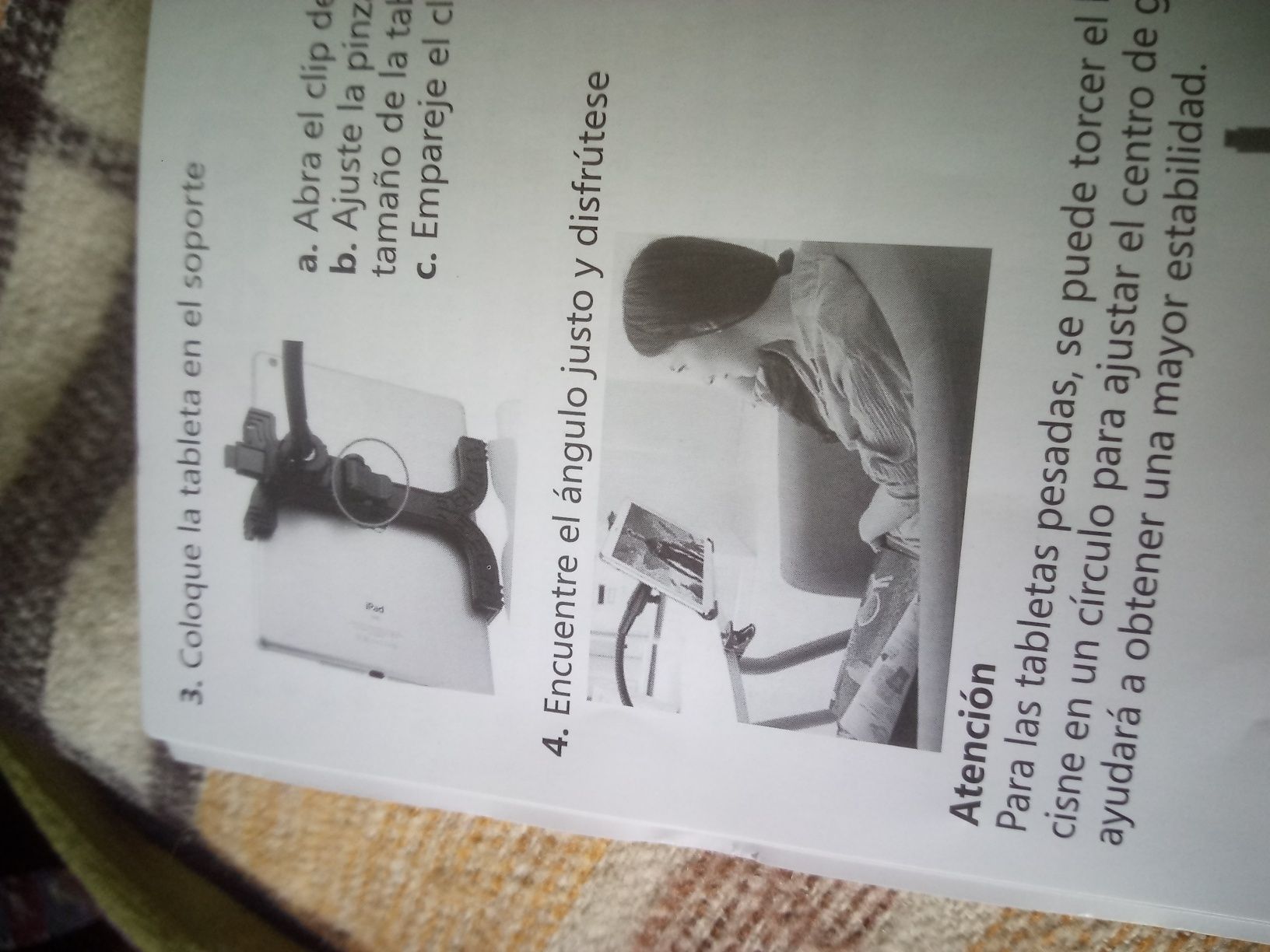 Uchwyt na tablet gęsia szyja