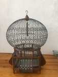 Gaiola de antiquário para decoração