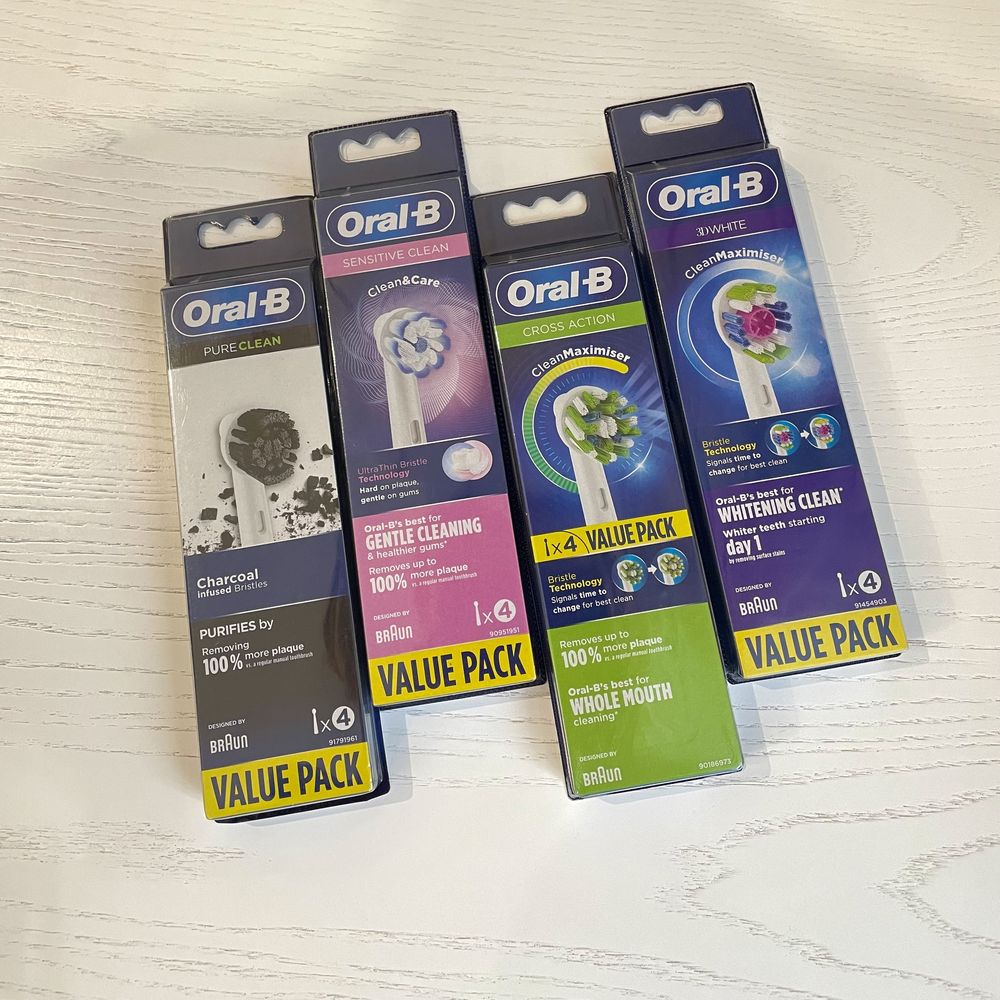 Cross Action Black оригінальні насадки Oral-B. Крос екшен блек