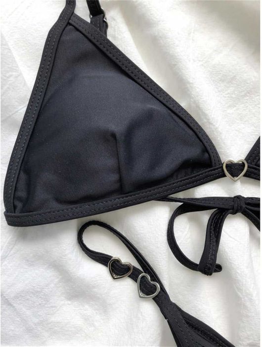 Dwuczęściowe bikini czarne rozmiar S