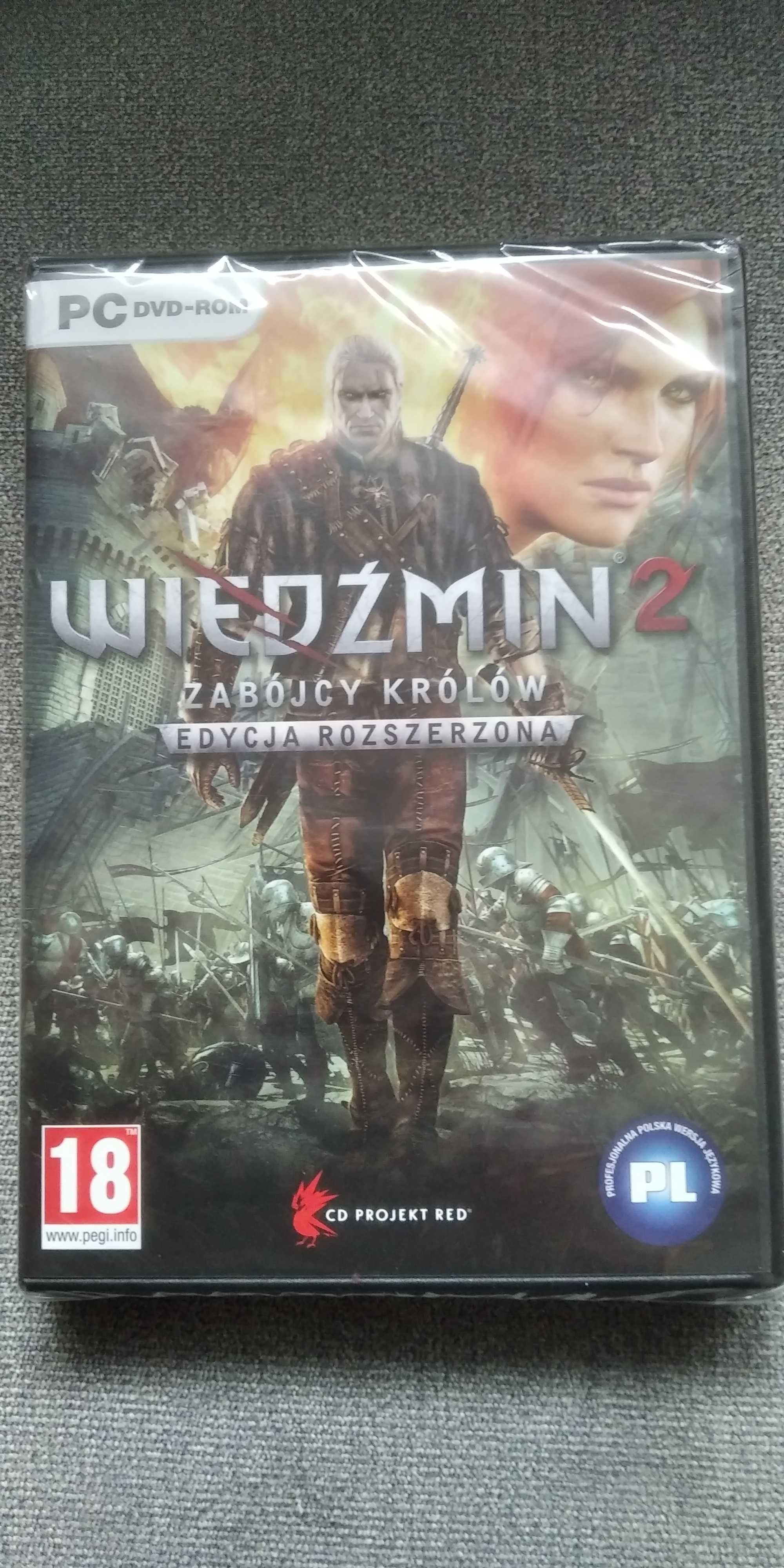 Gra Wiedźmin 2 Nowa w Foli  na Pc