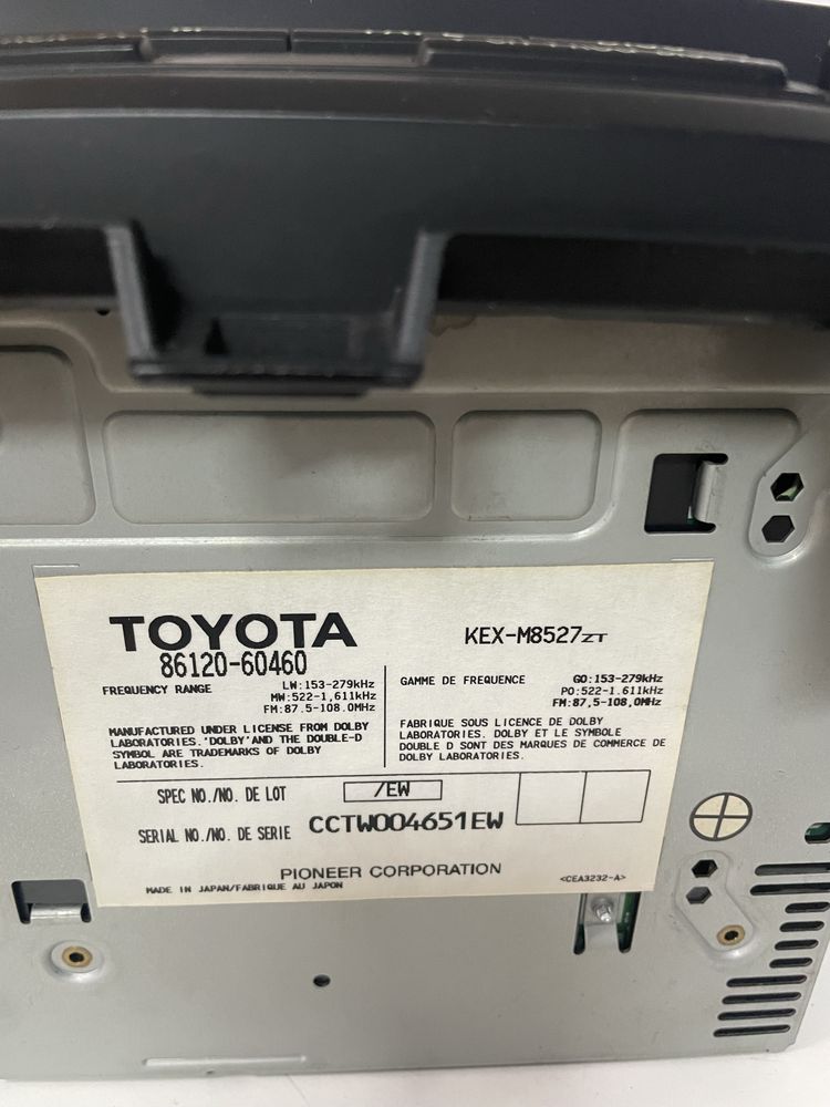 Radio GPS Toyota KDJ120