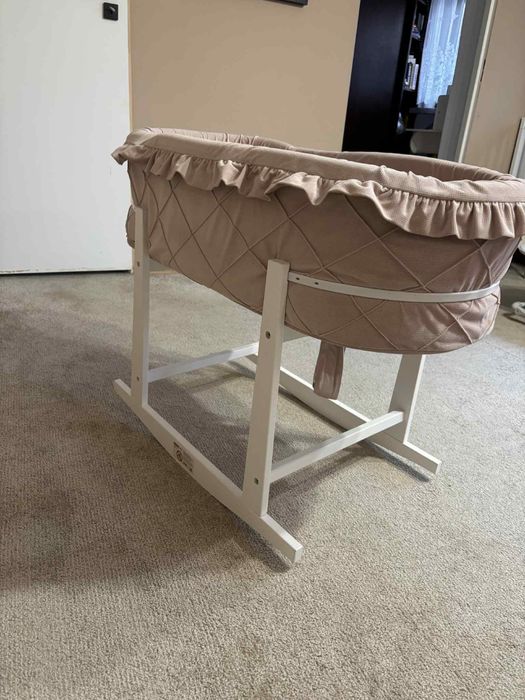 Kosz mojżesza pudrowy róż