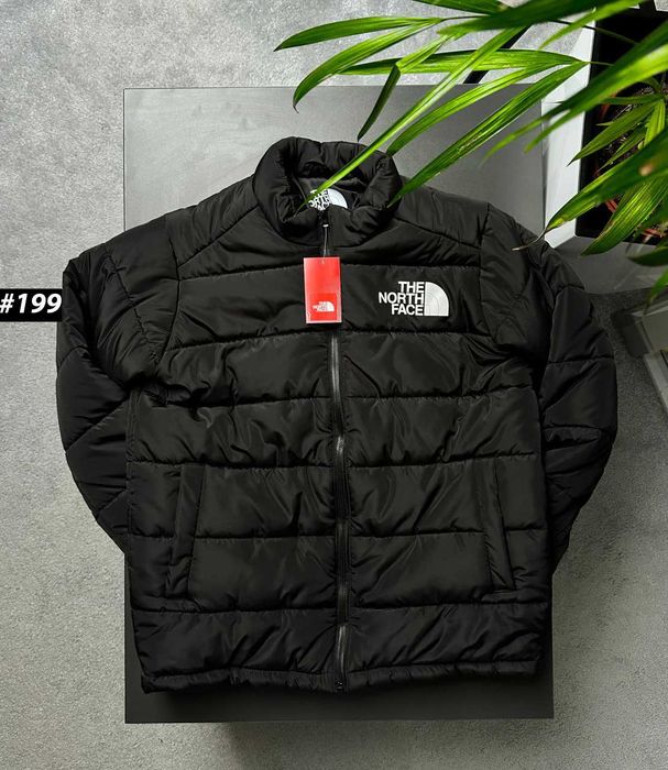 Черный Пуховик The North Face - Куртка чорна ТНФ - С М Л ХЛ