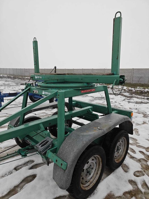 Przyczepa dłużycowa dłużyca Auwarter NL2,0T do stali drutu słupów M/17