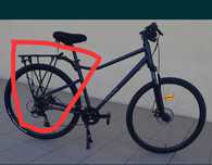 Porta bagagens bicicleta riverside 500