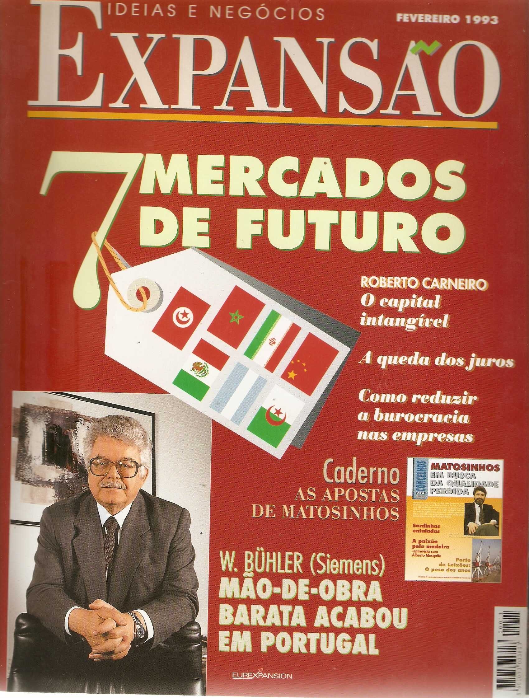 W. Bühler e Matosinhos na revista Expansão n° 11 de 1993