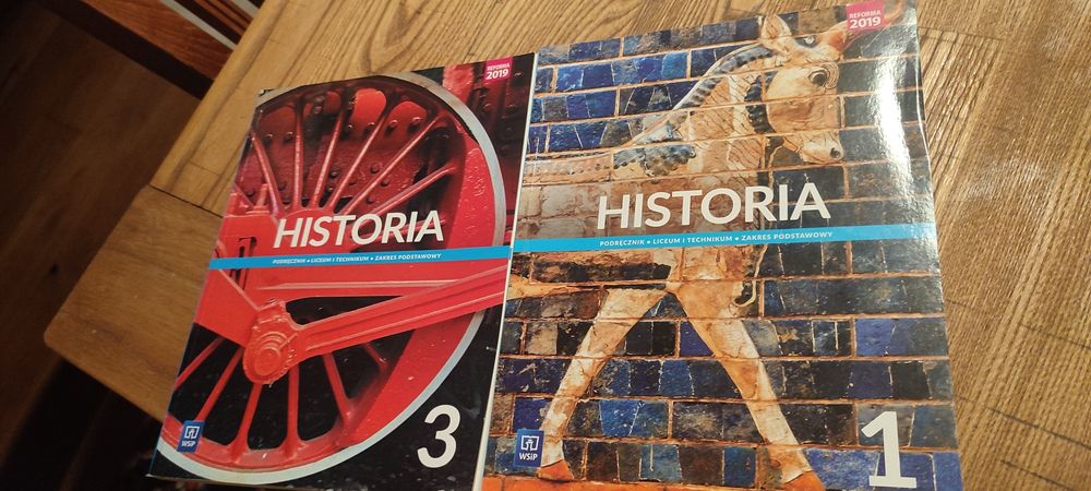 Podręczniki j. Polski wos historia liceum klasa 1,2,3 4