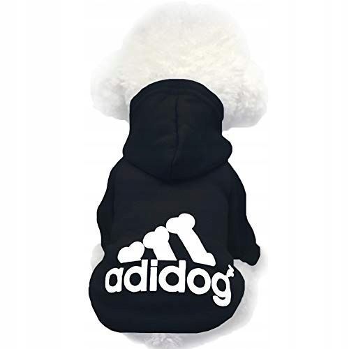 Bluza ADIDOG ubranko dla małego psa miniatury kol CZARNY, rozmiar S