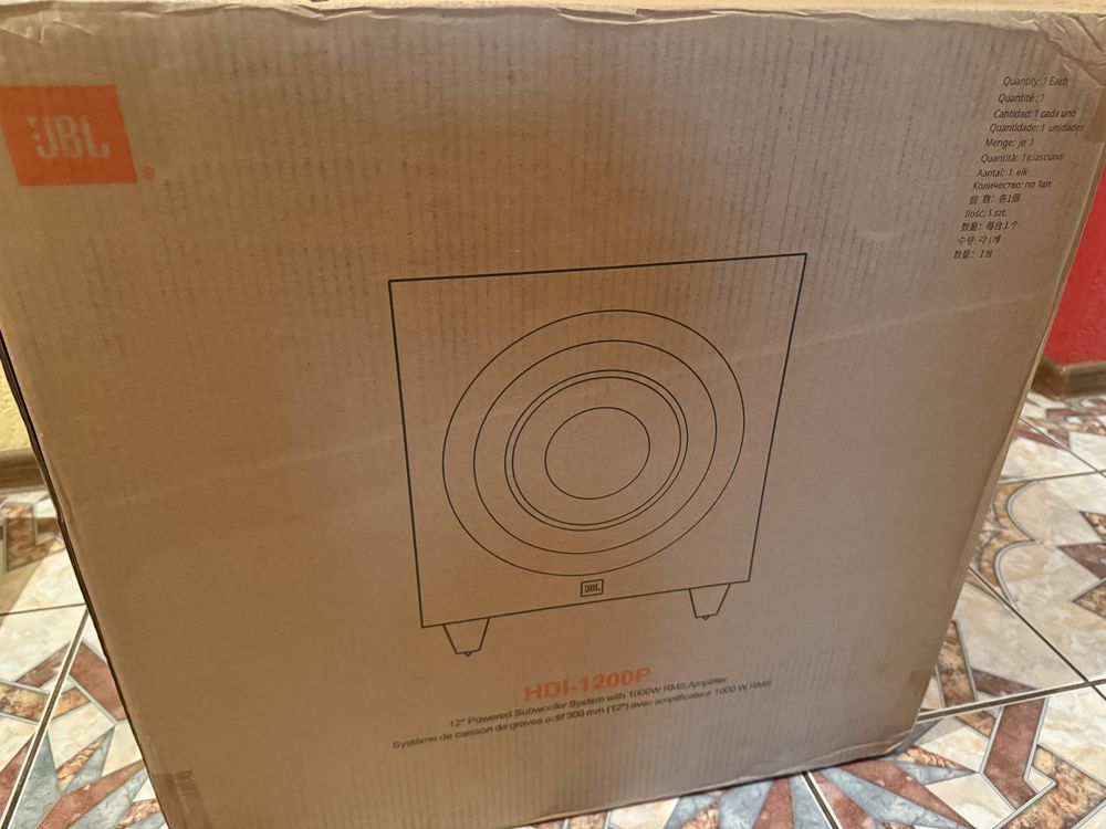 Subwoofer JBl HDI 1200P / Fabrycznie Nowy (RRP 11 990 zł) Okazja