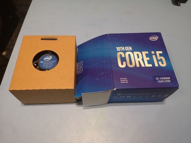 Nowe chłodzenie BOX Intel i5 10gen LGA-1200, wentylator, radiator