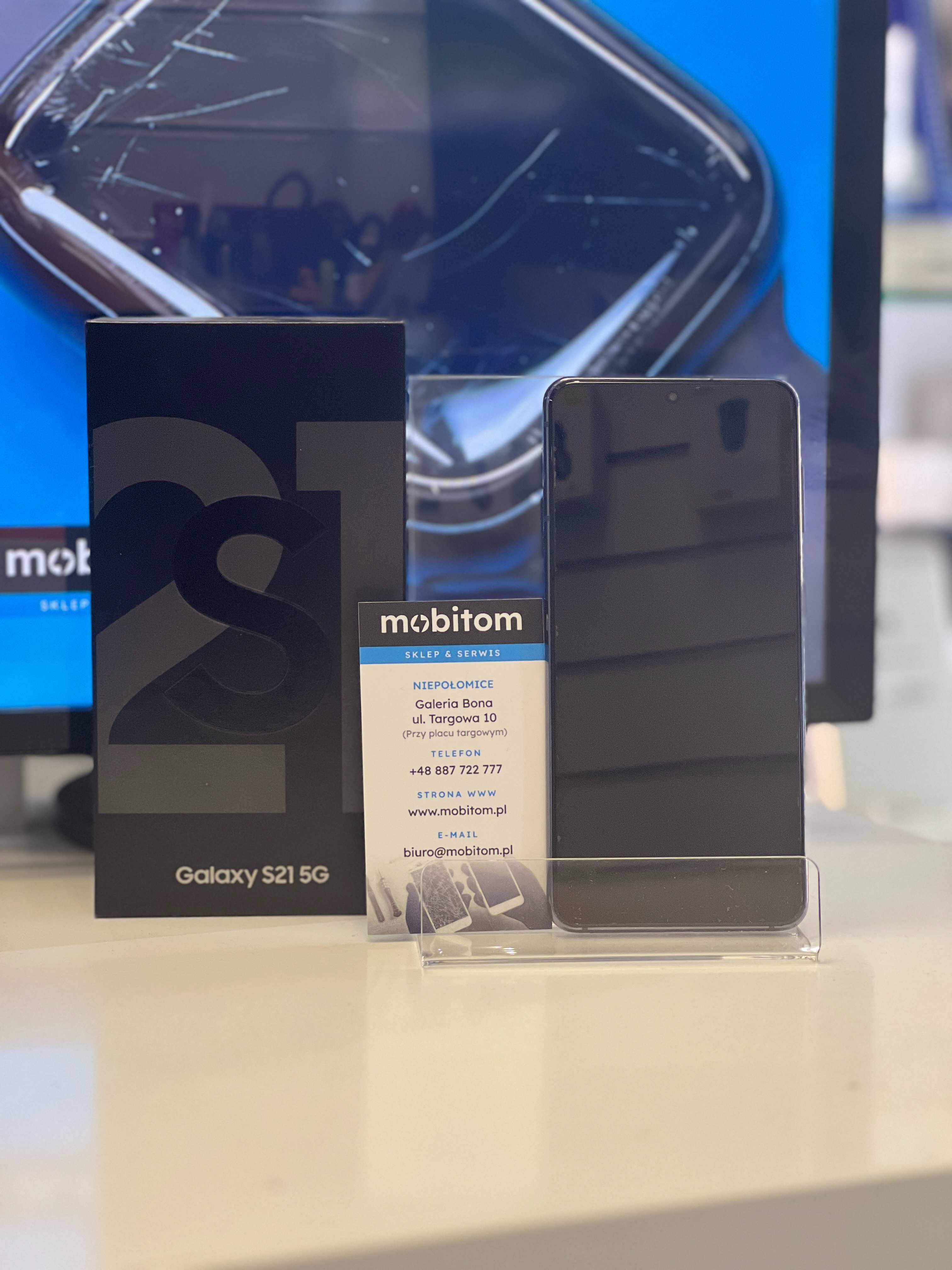 Samsung Galaxy S21 8/128GB Czarny IDEAŁ Gw. 3msc. FVM Niepołomice