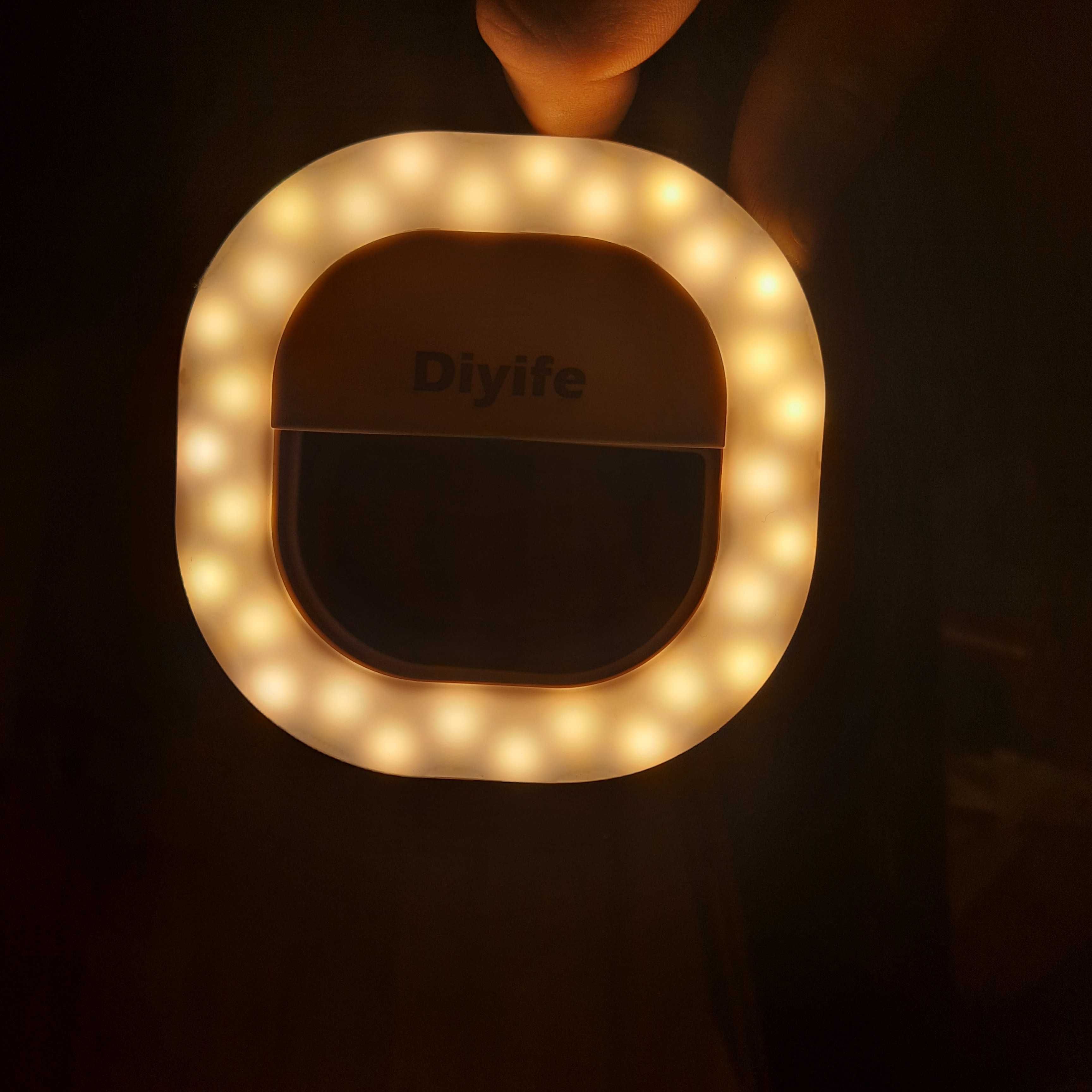 Lampa Selfie do telefonu PIERŚCIENIOWA 60 LED Ring 5 poziomów jasności