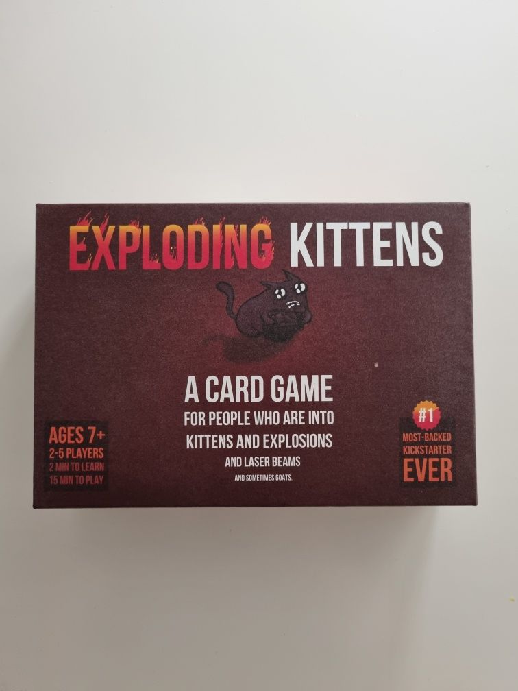 Eksplodujące kotki (Exploding kittens) - gra karciana ENG