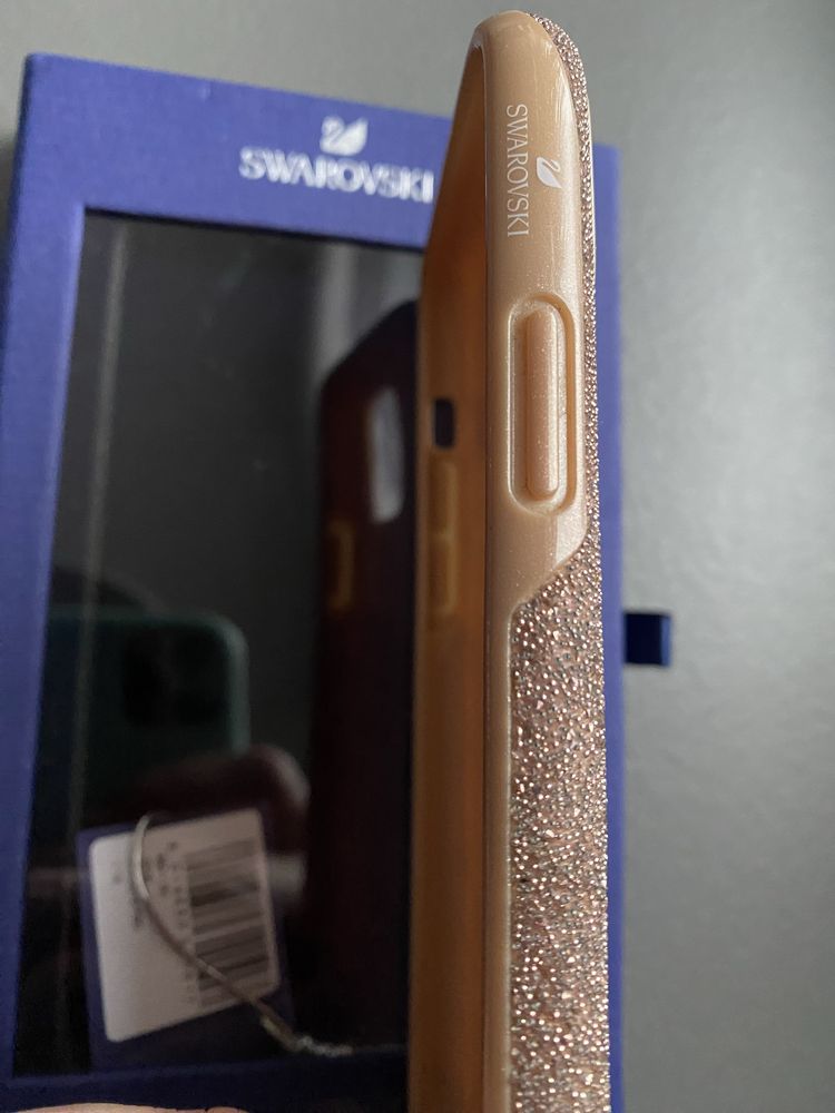 Case etui Iphone 11 Pro Swarovski różowe złoto stan bardzo dobry