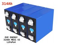 16 szt. FV23% baterii Lifepo4 EVE V3 314Ah MB31 V3 8000 cykli LIFEPO4