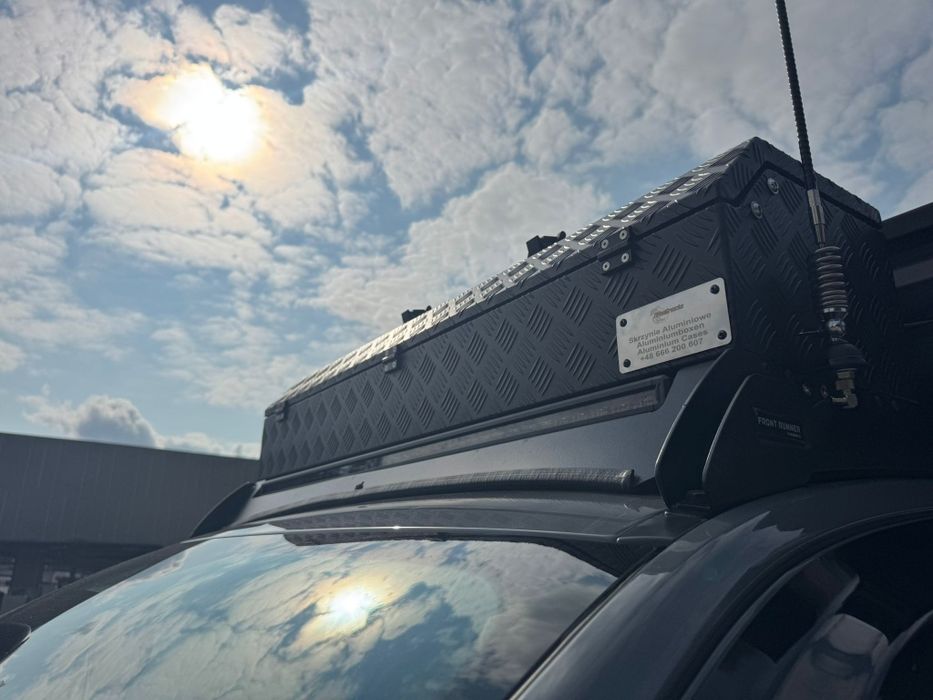 Skrzynia aluminiowa transportowa bagażnik dachowy box kamper van