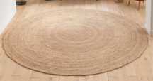 Tapete juta natural redondo 75 cm