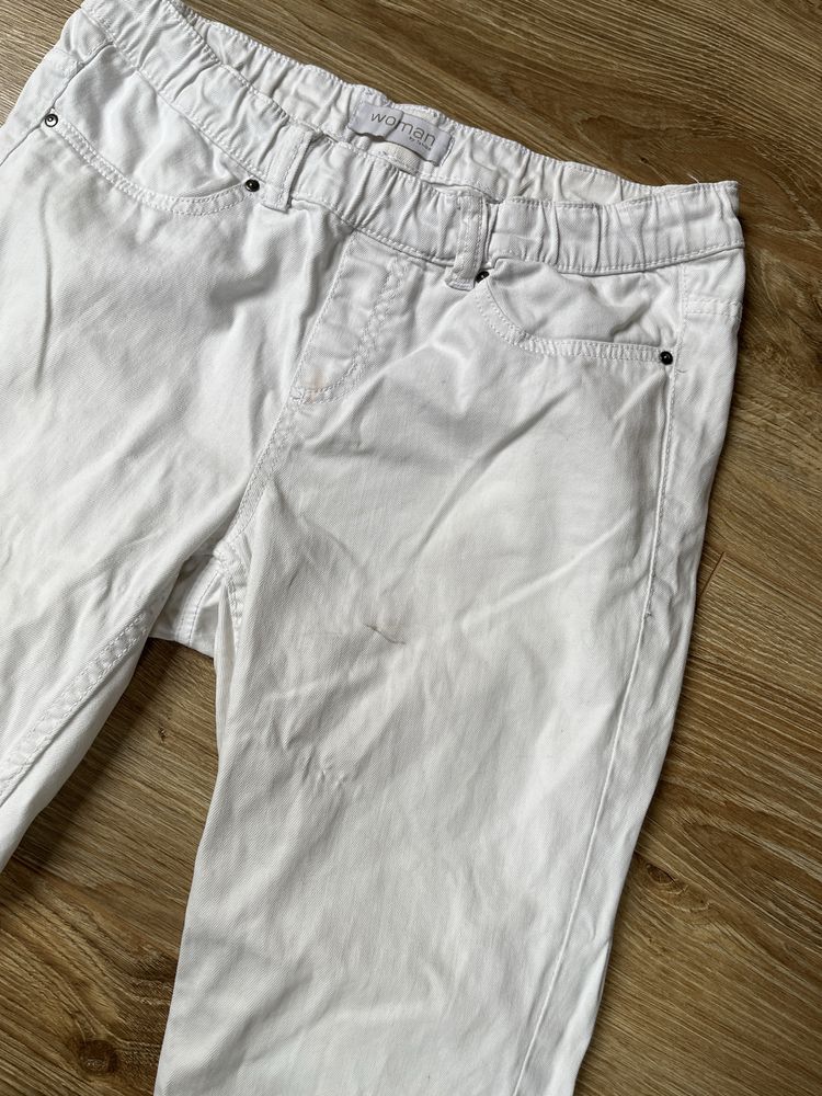 Spodnie jeansowe białe xs/s