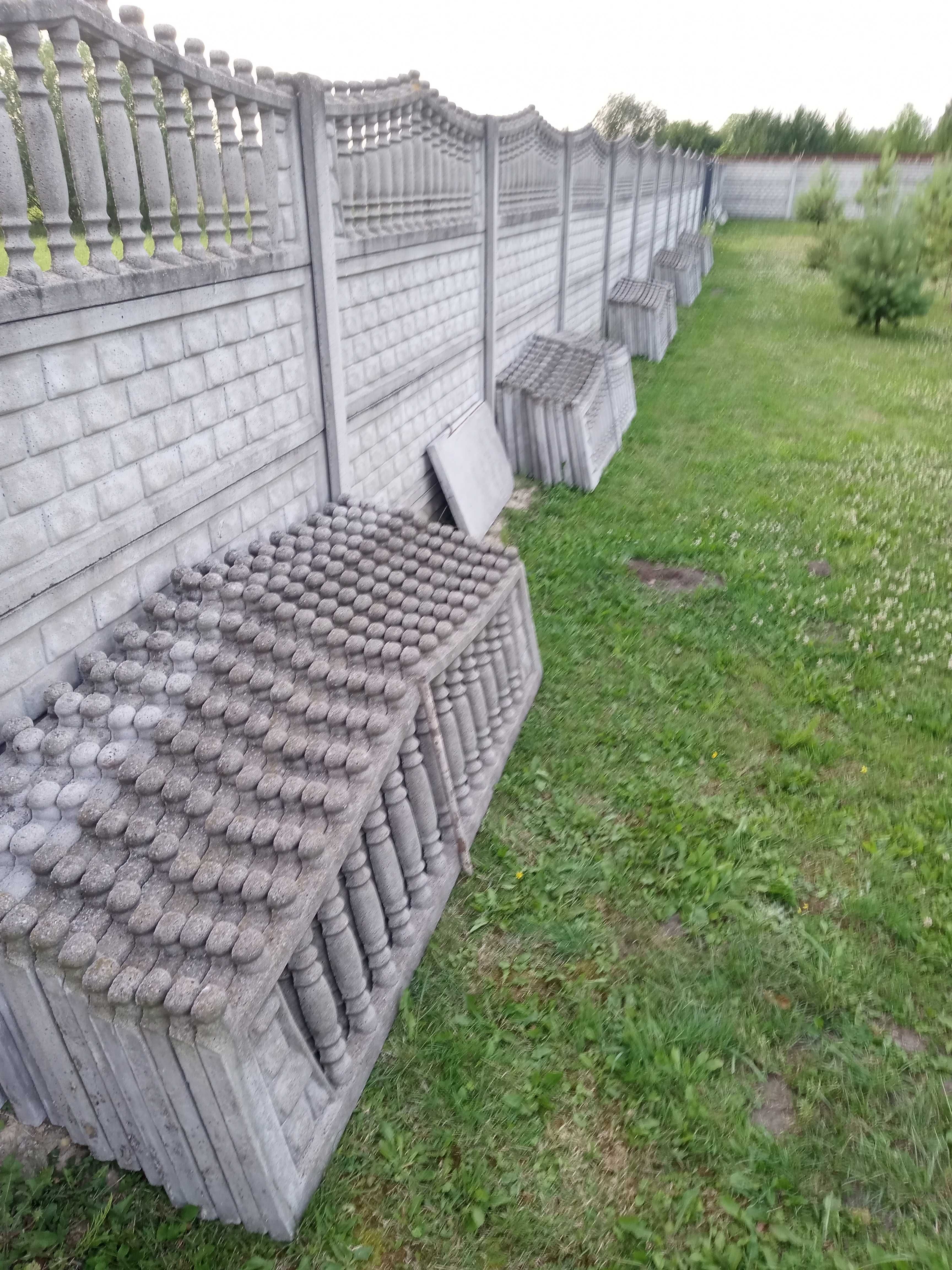 Płot betonowy,płyta ażurowa