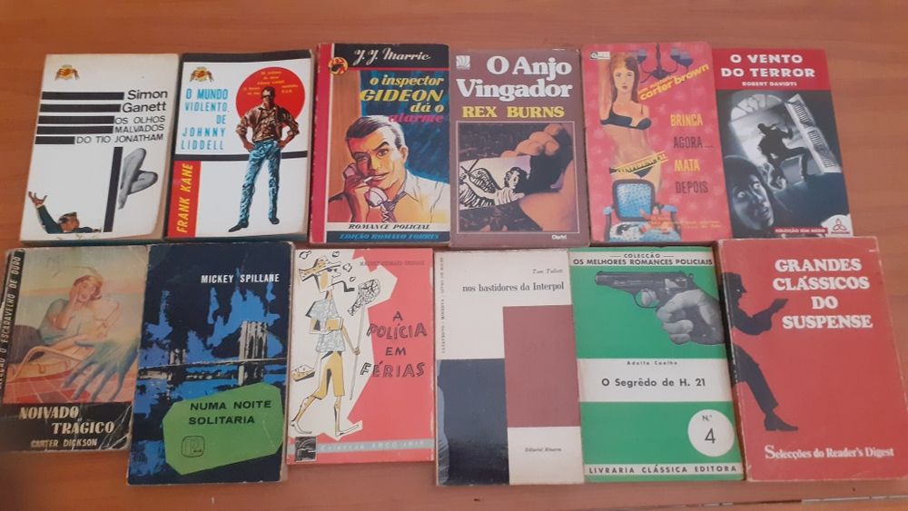 Livros de bolso polícias